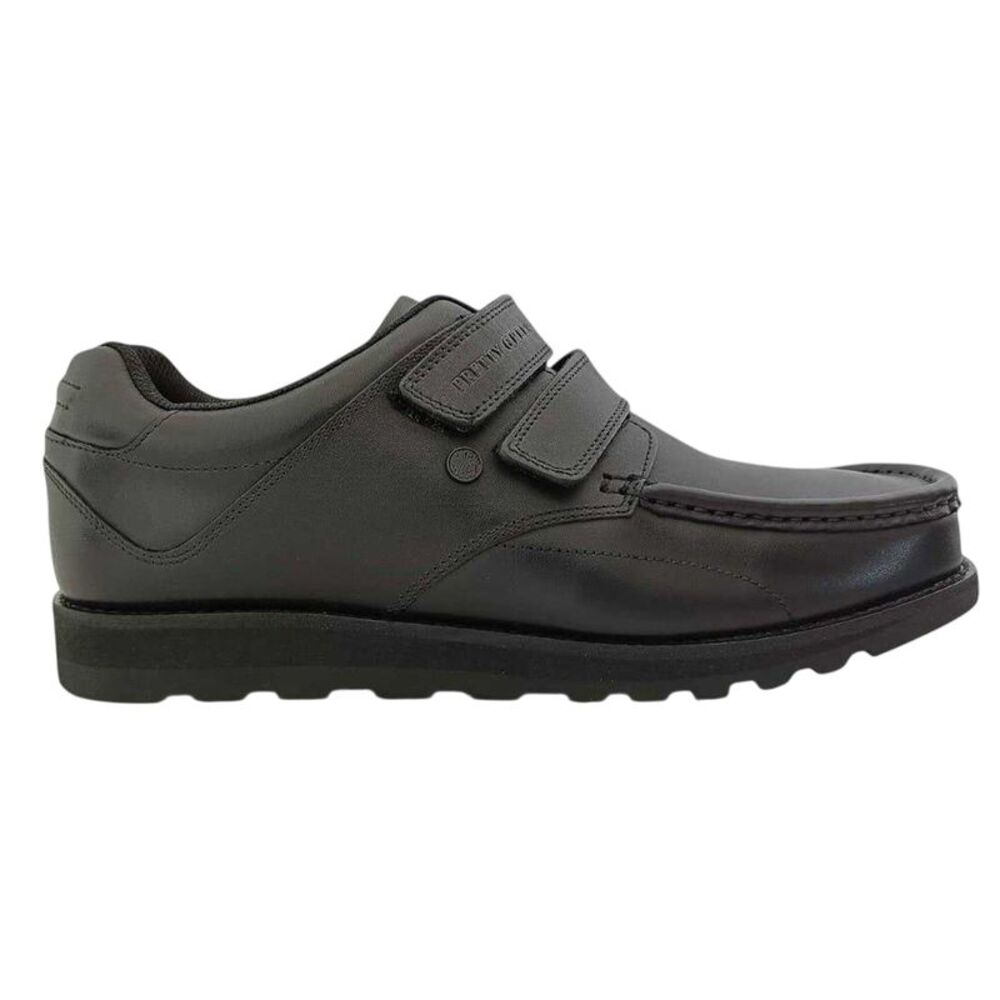 Pretty Green Mens Harrow Vel Leather Brogues / Black